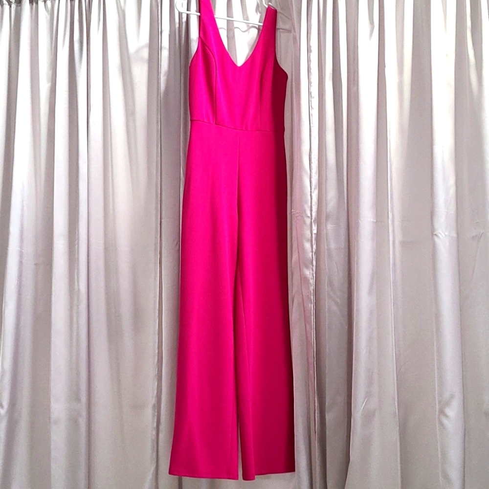 Fushsia hot pink Jumpsuit Size Medium